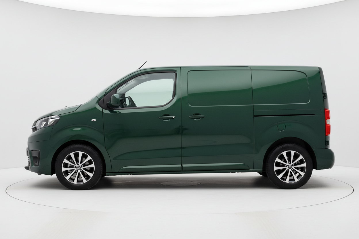 I meant green color for the toyota proace like before picture